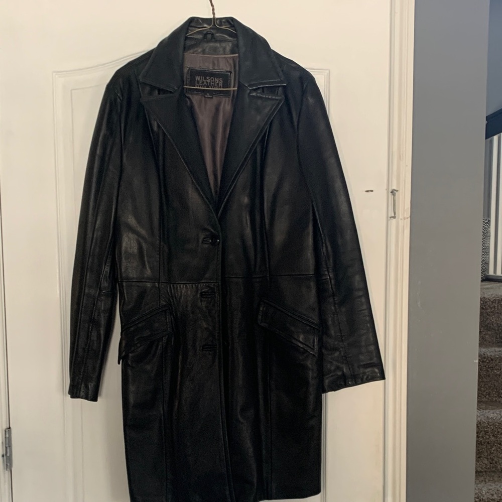 Wilsons Leather Black Jacket